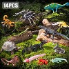 14-Piece Reptile Animal Figurines - Lizard, Snake & Spider Set for Kids & Party Favors - 2 of 4