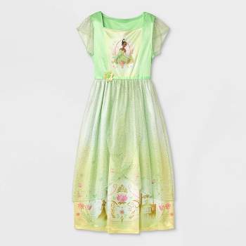 Girls' Disney Princess Tiana's Palace NightGown - Green