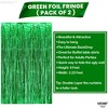 KatchOn, Green Streamers Party Decorations -3.2x8 Feet, Pack of 2 | Jungle Party Decorations - 3 of 4