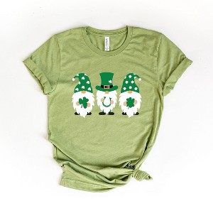 Simply Sage Market Women's St. Patrick's Gnomes Short Sleeve Graphic Tee - 1 of 4