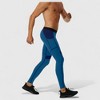 Anna-Kaci Active Men's Compression Leggings with Wide Waistband and Side Pocket for Training and Performance - 3 of 4