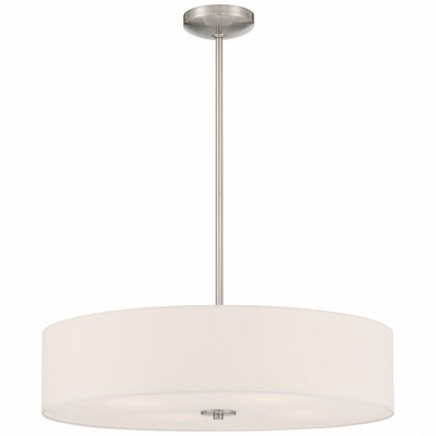 Access Lighting Mid Town 4 - Light Pendant in  Brushed Steel