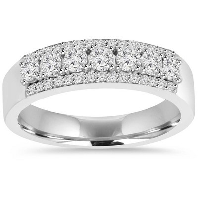 Pompeii3 3/4ct Diamond Wedding Ring 14K White Gold