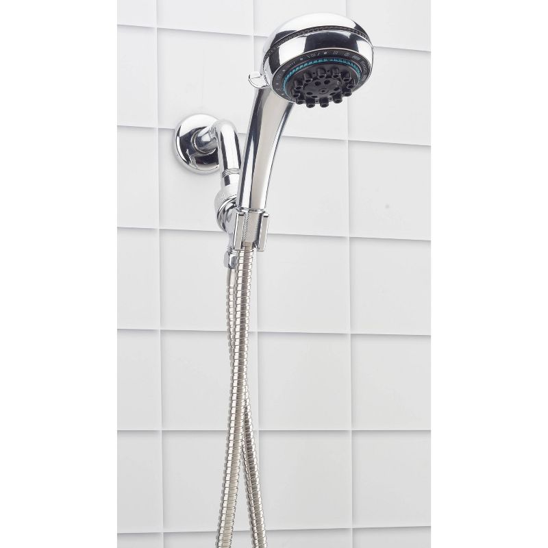 8&#39; Shower Head and Cord Set Silver - Bath Bliss, 3 of 4