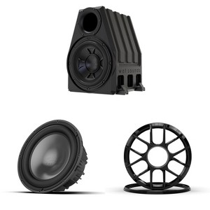 Wet Sounds REVO 12 HP S4 V3 - 12" High Power 4 Ohm Subwoofer with REVO 12 ADP XZ-B Grille Kit and PORTED-12-ENC 12" Rotomold Ported Enclosure - 1 of 4