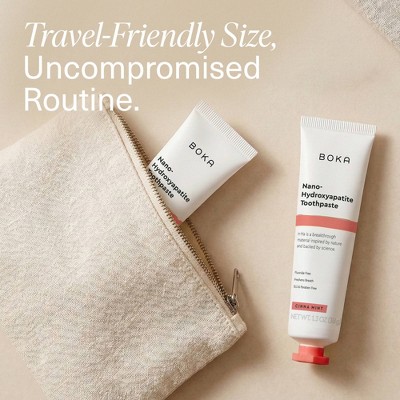 Boka Cinna Mint Mini Toothpaste - 1.3oz: Gel Formula, Nanohydroxyapatite, Trial Size