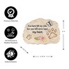 11.5" x 7.5" Memorial Garden Stone, Pet Devotion - 4 of 4