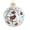 Blue Rose Polish Pottery Vena Large Christmas Ball - 2 of 2