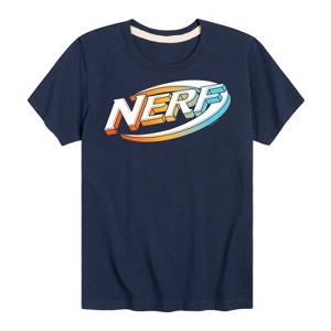 Boys' - NERF - 3D Rainbow Logo Short Sleeve Graphic T-Shirt - 1 of 3