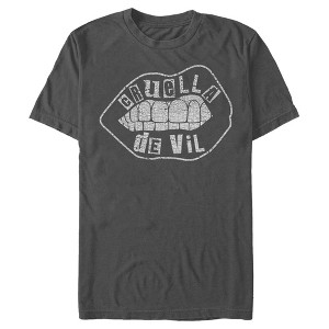 Men's Cruella Distressed Lips Logo T-Shirt - 1 of 4