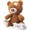 PREXTEX 12 Inch Get Well Soon Soft Stuffed Teddy Bear, Brown - image 3 of 4