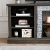 Wooakway Large TV Stand TV Desk Storage Rack with Faux Stacked Stone Surround - 2 of 4