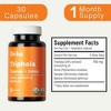 Deha Triphala Capsules for Digestive Support Gut Cleanse and Detox with Amla Haritaki Bibhitaki Vegan Non GMO Bloating Relief - 30 Count - 4 of 4
