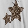 Rerun Island Men's 2 Animal Print Stars Long Sleeve Graphic Cotton Sweatshirt Hoodie - 2 of 4