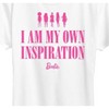 Women's - Barbie - I Am My Own Inspiration Short Sleeve Graphic T-Shirt - 2 of 4