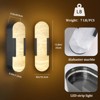 CityFurn 13.8''/20'' LED Alabaster Wall Sconces for Bathroom - 3 of 4