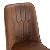 Sapphtopaz Modern Dining Chairs PU Upholstered Living Room Chairs with Metal Legs Mid-Back Chair for Kitchen, Dining Room - 4 of 4