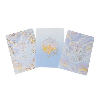 Meditation Sewn Notebook Collection (Set of 3) - (Inner World) by  Insight Editions (Paperback)