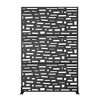 Wooakway 72"H 47"W Outdoor Metal Garden Trellis Privacy Screen Lattice Panel Indoor Room Divider - 2 of 4