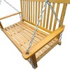 TopComfy Playground Swings for Outdoor Swing Set, Children Outdoor Playset Place, Suitable for Garden, Courtyard, Beige,46.46”*25.16”*24.21" - 2 of 4