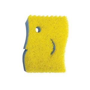 Scrub N Wipe Boss Sponge, by LOLA, Comparable to Popular Brand but 14.4% More Volume, Firm in Cold Water/Flexible in Warm Water, Made in USA, 1 Pack - 1 of 4
