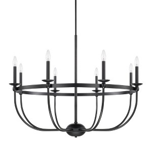 Capital Lighting Rylann 8 - Light Chandelier in  Matte Black - 1 of 4
