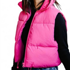 WOMEN'S CROP PUFFER VEST - The Lyrical Spirit - 1 of 1