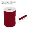 Unique Bargains Flat Elastic Band for Sewing Braided Stretch Strap Cord Roll for Wig Crafts DIY - 2 of 3