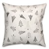 Creative Products Watercolor Trees 18 x 18 Indoor / Outdoor Pillow - 2 of 3