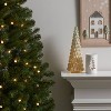 150ct LED Faceted Sphere Christmas String Lights Spool with Green Wire - Wondershop™ - 2 of 4
