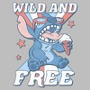 Women's Lilo & Stitch Fourth of July Wild and Free T-Shirt - 2 of 4