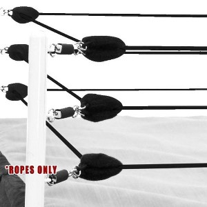 Black Ring Ropes for LARGE Wrestling Action Figure Ring by Figures Toy Company - 1 of 3