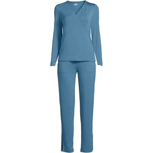 Lands' End Women's Tall Pajama Set Knit Long Sleeve T-Shirt and Flannel  Pants, Chicory Blue Snowman, Medium : : Clothing, Shoes &  Accessories