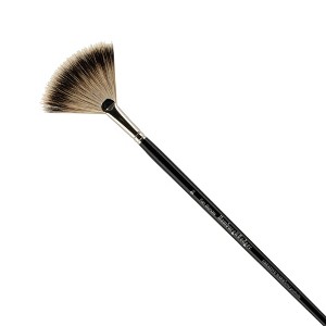 Creative Mark Hamburg Premiere Professional Oil Painting Brushes - Fan Oil Paint Brush - Handmade in Germany, Natural & Synthetic Hair Blend, Long - 1 of 4
