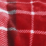 plaid red
