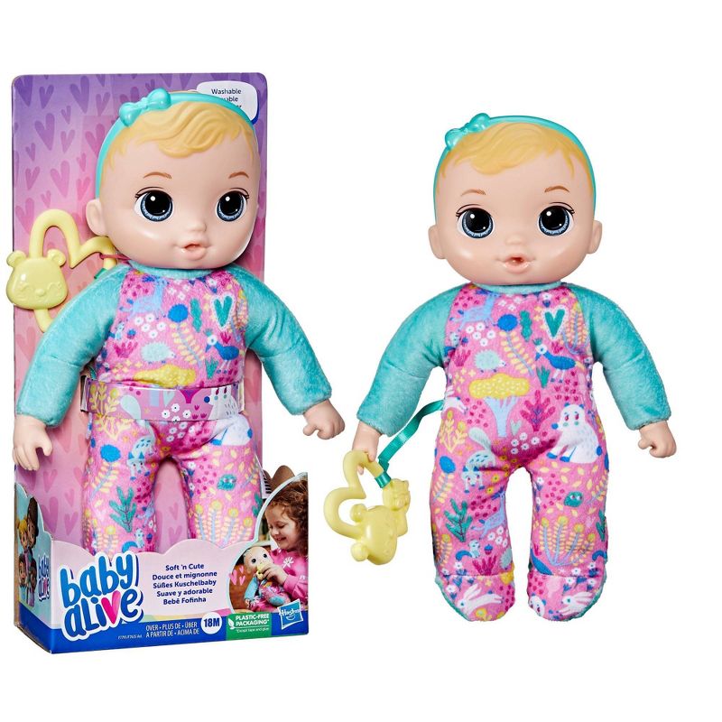 Baby Alive Sweet &#39;N Snugglier Baby Doll - Blonde Hair/Blue Eyes, 4 of 11