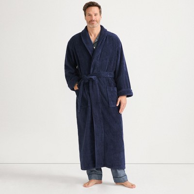 Lands' End Men's Full Length Turkish Terry Robe