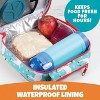 Bentology Insulated Lunch Box w Snack Pocket & Water Bottle Holder - Boys or Kids Lunchbox Tote Keeps Food Hotter or Colder Longer - Reusable Bag Fits - 2 of 3