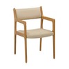 TOV Furniture Ari Performance Vegan Leather Dining Chair - Set of 2 in Cream - 3 of 4