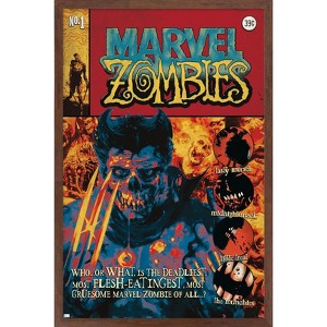 Trends International Marvel Zombies - Most Gruesome Marvel Zombie Of All Framed Wall Poster Prints - 1 of 4