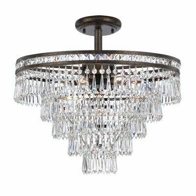 Crystorama Lighting Mercer 7 - Light Chandelier in  English Bronze
