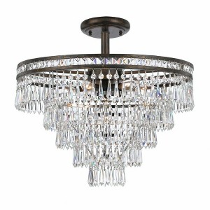 Crystorama Lighting Mercer 7 - Light Chandelier in  English Bronze - 1 of 2