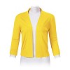 Women’s 3/4 Sleeve Cropped Cardigan Sweaters Open Front Knit Short Bolero Shrugs - 3 of 4