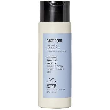 AG Care FAST FOOD Leave-On Conditioner (8 oz) Leave-In Condition to Hydrate Hair and Manage Frizz