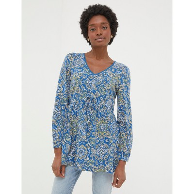FatFace Women's Gina Aztec Texture Tunic