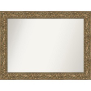 Amanti Art Luxe Non-Beveled Framed Bathroom Vanity Wall Mirror - 1 of 4