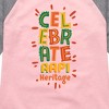 Girls' - Instant Message - Celebrate AAPI Heritage Shirt Tail Raglan Graphic T-shirt - 2 of 4