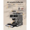 Espresso Machine With Grinder, 20 Bar Semi-Automatic,With Milk Frother Steamer Wand Cappuccino Latte, 95 OZ Water Tank, PID Temperature Control - 3 of 4
