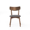 PAGED Mid-Century Modern Dining Chairs Set of 2 Upholstered Dining Room Chairs with Iconic Splayed Legs for Dining Room, Kitchen - 2 of 4