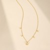 Clotth Sterling Silver Butterfly Cubic Zirconia Layered Necklace for Women - Chic Collar Chain Jewelry - Gold - 4 of 4
